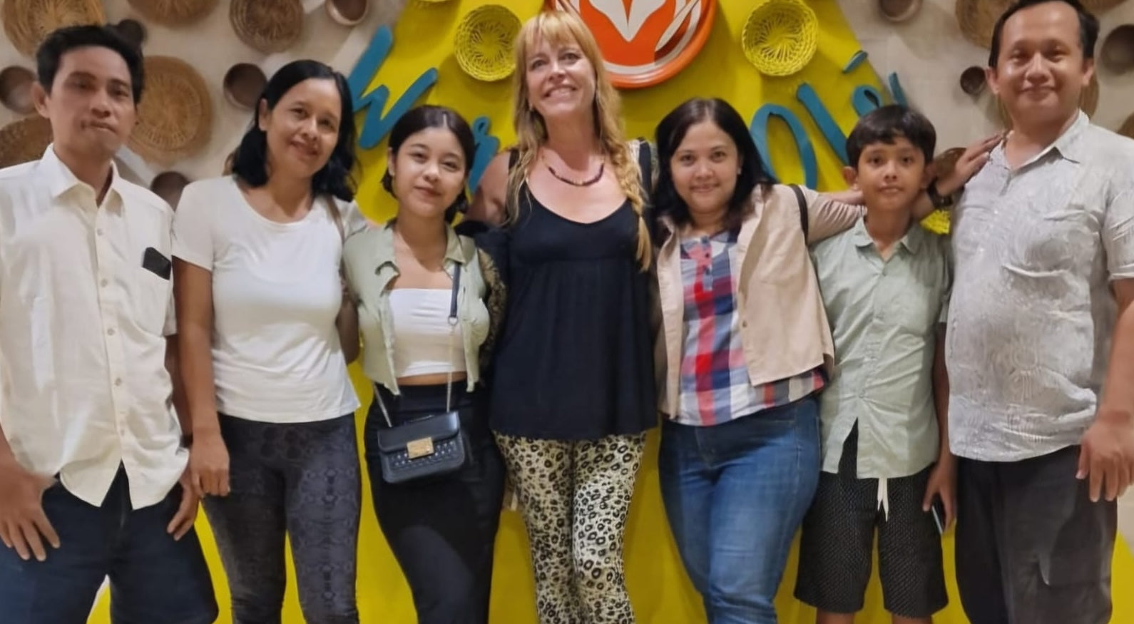 Funky Simplicity Bali family team in their home-atelier — handmade cotton-stretch clothing, shipped from the Netherlands