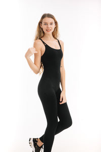 Catsuit with built in Bralette - Cross-back