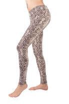Leggings Snake Cream Brown - FUNKY SIMPLICITY