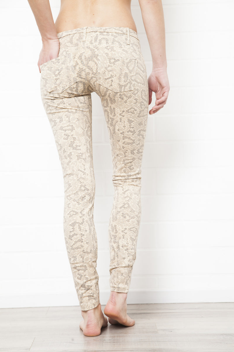 Dragon Cream Jeans Tights - FUNKY SIMPLICITY