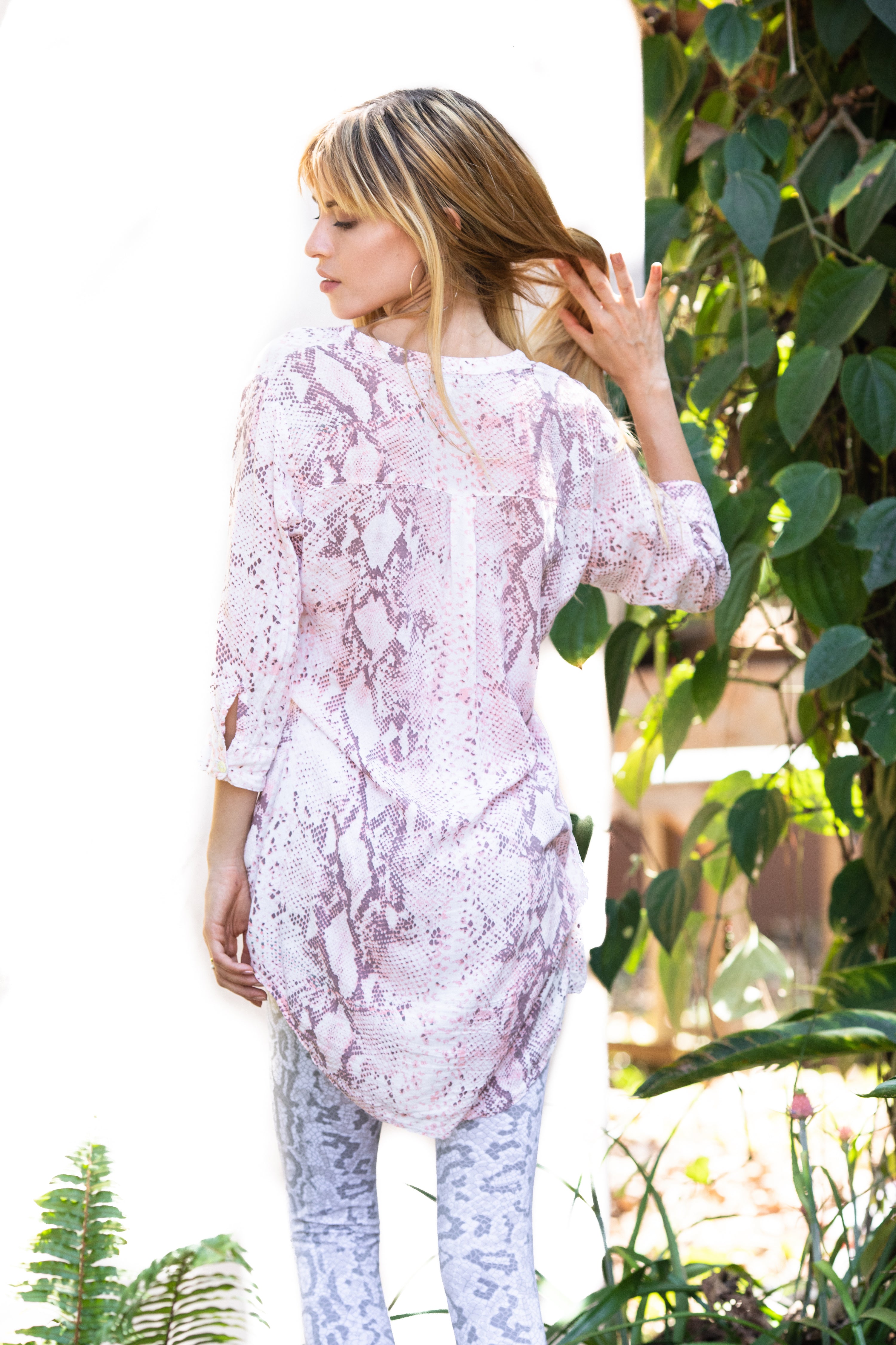 Snake Button down shirt - FUNKY SIMPLICITY