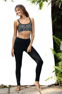 Super High Waist Leggings - Black
