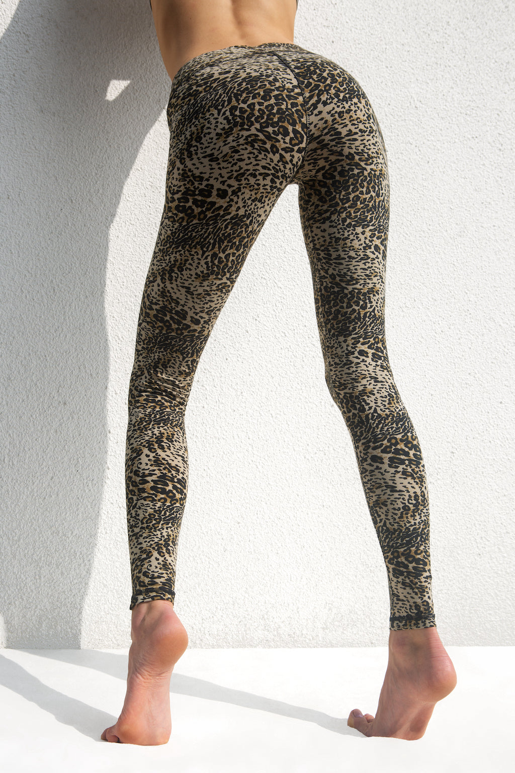 Leggings Leopard Cream