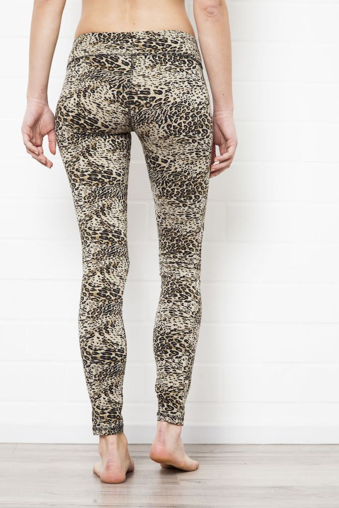 Leggings Leopard Cream - FUNKY SIMPLICITY