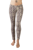 Lycra Jeans Tights Snake Cream Brown - FUNKY SIMPLICITY