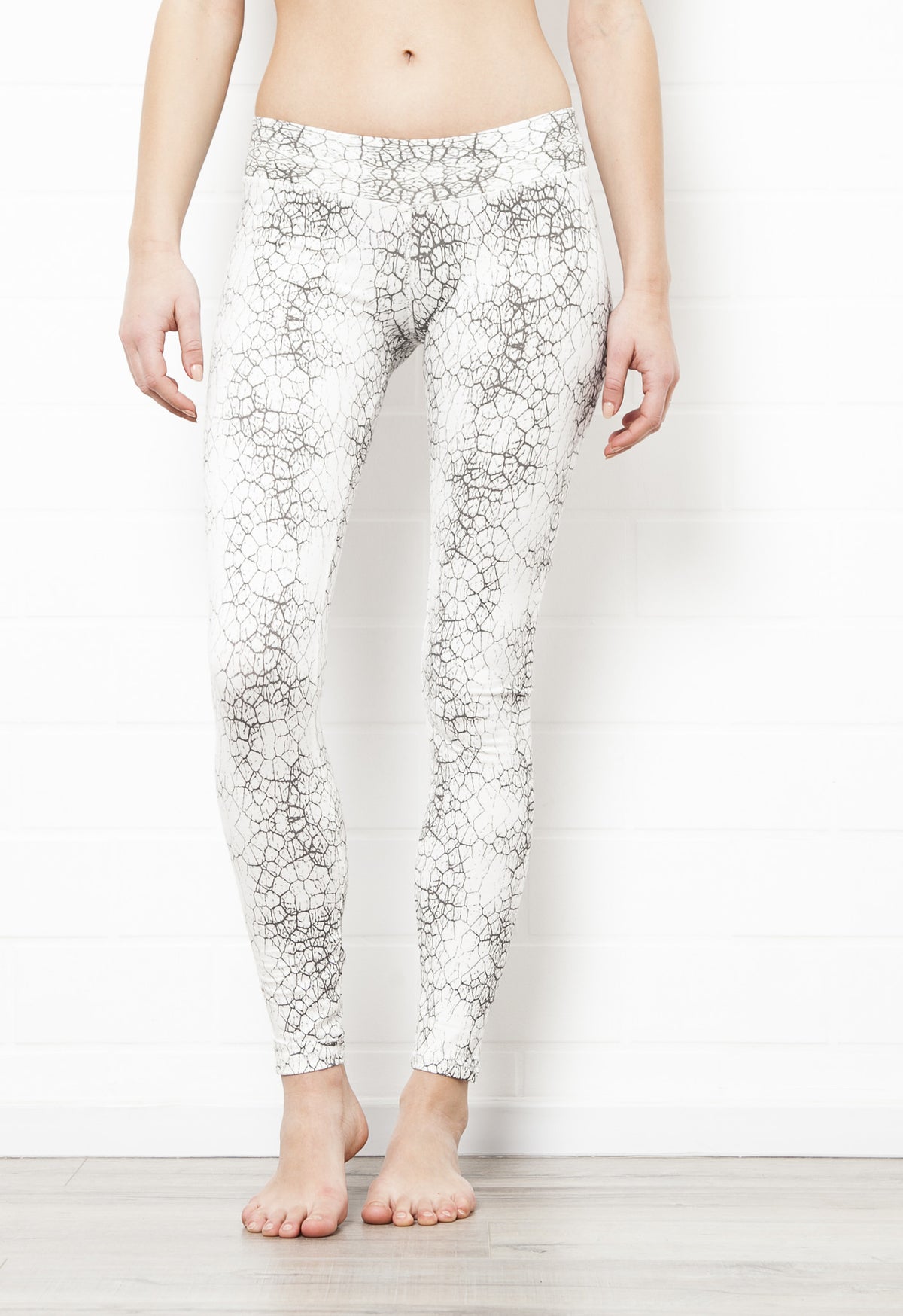 Leggings Cactus Off White Charcoal - FUNKY SIMPLICITY