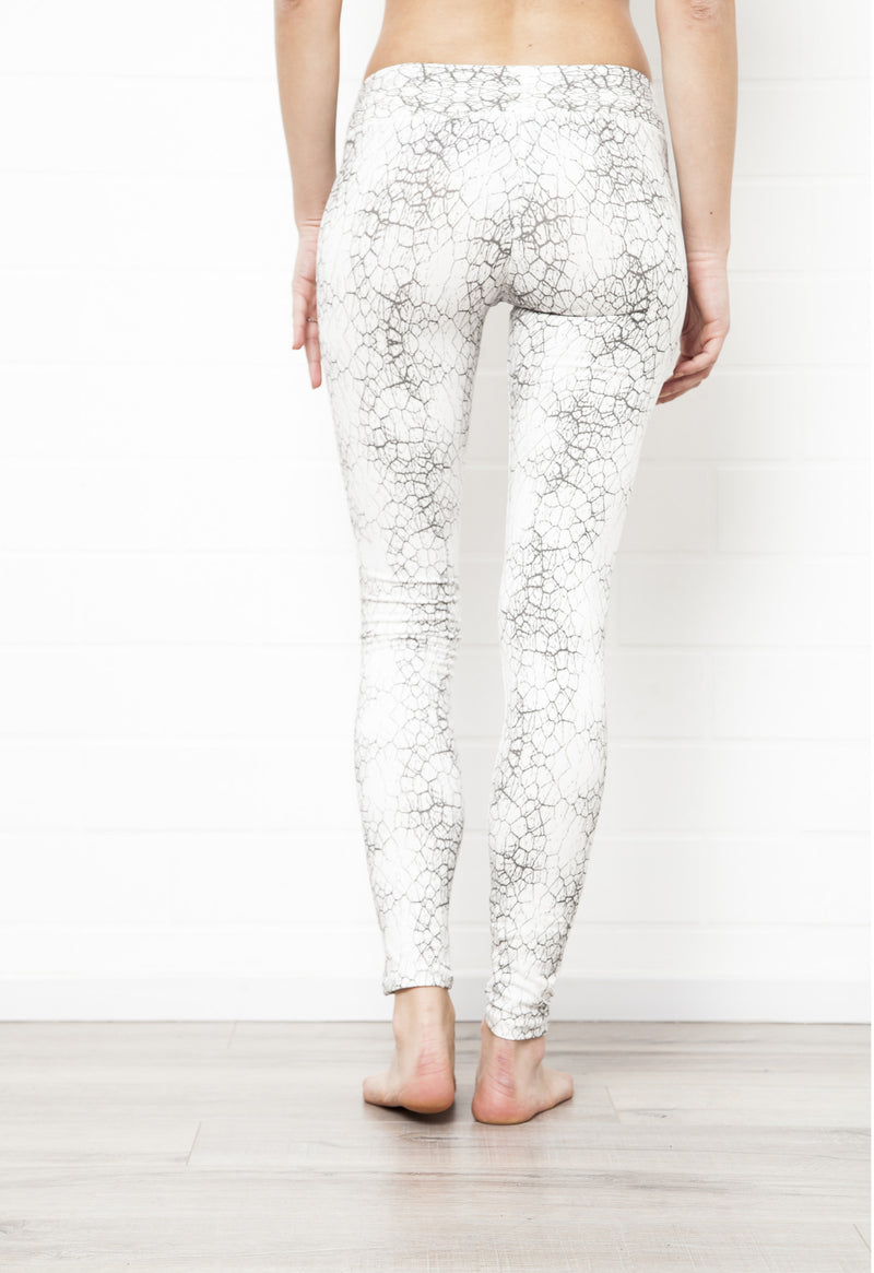 Leggings Cactus Off White Charcoal - FUNKY SIMPLICITY