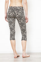 Capri Tights - Zebra Cream Black - FUNKY SIMPLICITY