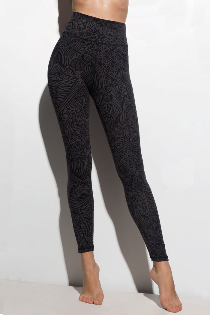 Fair Trade Black Crocodile Print Leggings / Yoga Pants – FUNKY SIMPLICITY